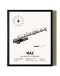 Framed Sky Ranch at Carefree wall art poster in black frame