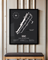 Frame color options for Shaw Air Force Base Wall Art
