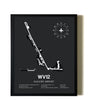 Unframed Mallory Airport map print poster