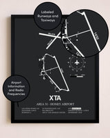 Homey Airport - Area 51 poster size comparison chart