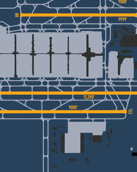 Closeup View of Hartsfield/Jackson Atlanta International Airport poster