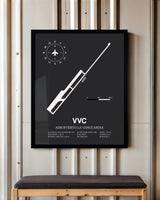 Frame color options for Aeropuerto La Vanguardia Wall Art