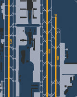 Closeup View of Phoenix Sky Harbor International Airport poster