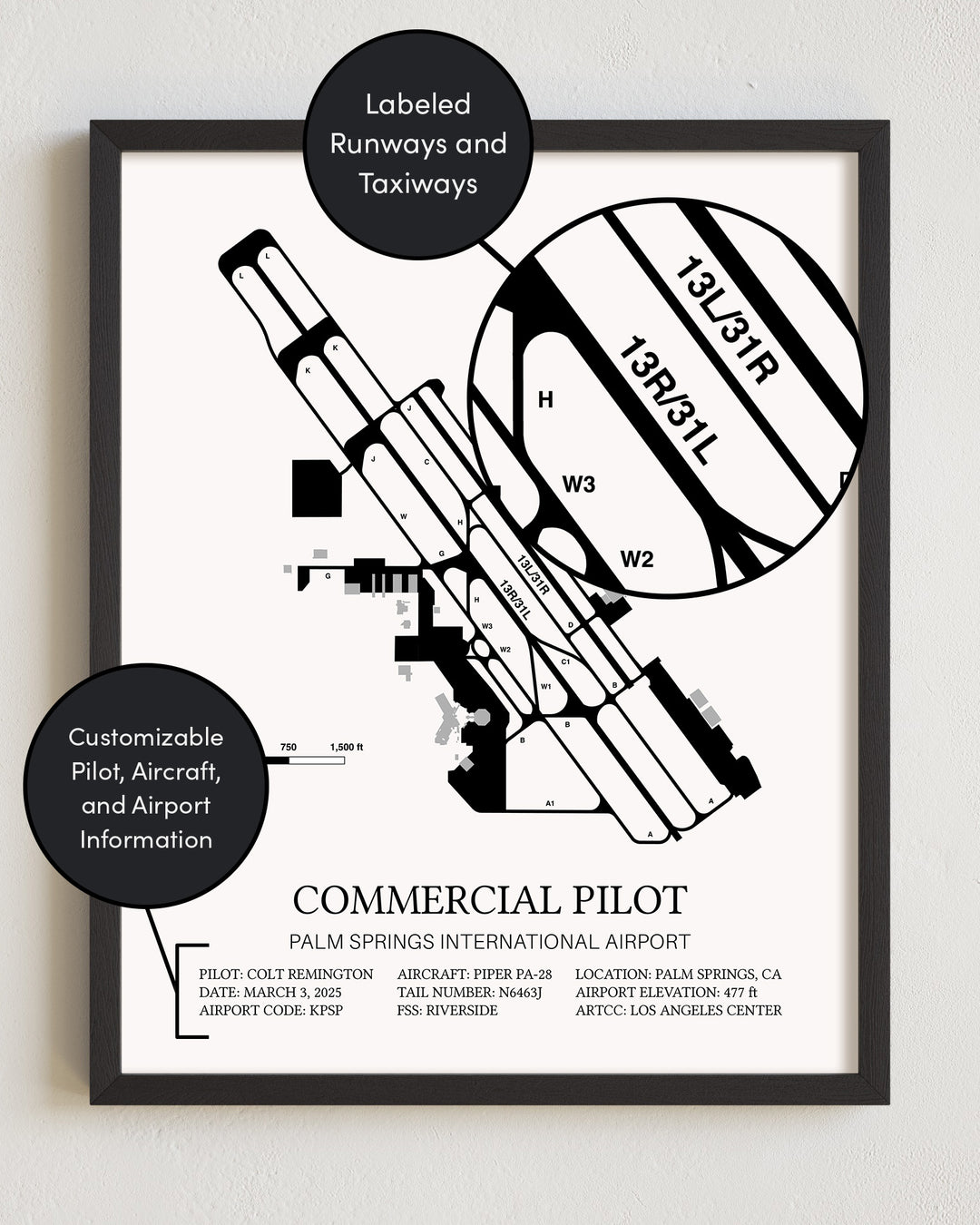 Commercial Pilot Custom Print