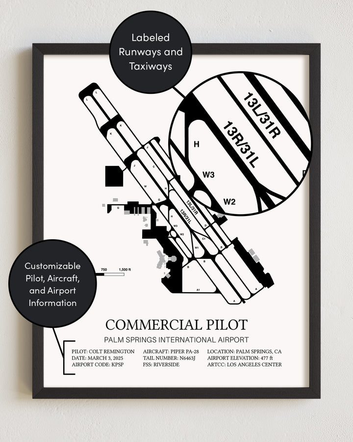 Commercial Pilot Custom Print