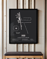 Frame color options for Massey Ranch Airpark Wall Art