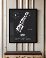 Frame color options for Bagram Air Base Wall Art