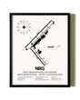 Framed New Orleans Naval Air Station Joint Reserve Base-Alvin Callender Field wall art poster in black frame