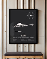 Frame color options for Princess Juliana International Airport Wall Art