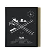 Unframed Roberts Field Airport map print poster