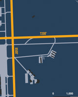 Closeup View of Albany International Airport poster