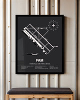 Frame color options for Tyndall Air Force Base Wall Art