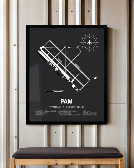 Frame color options for Tyndall Air Force Base Wall Art