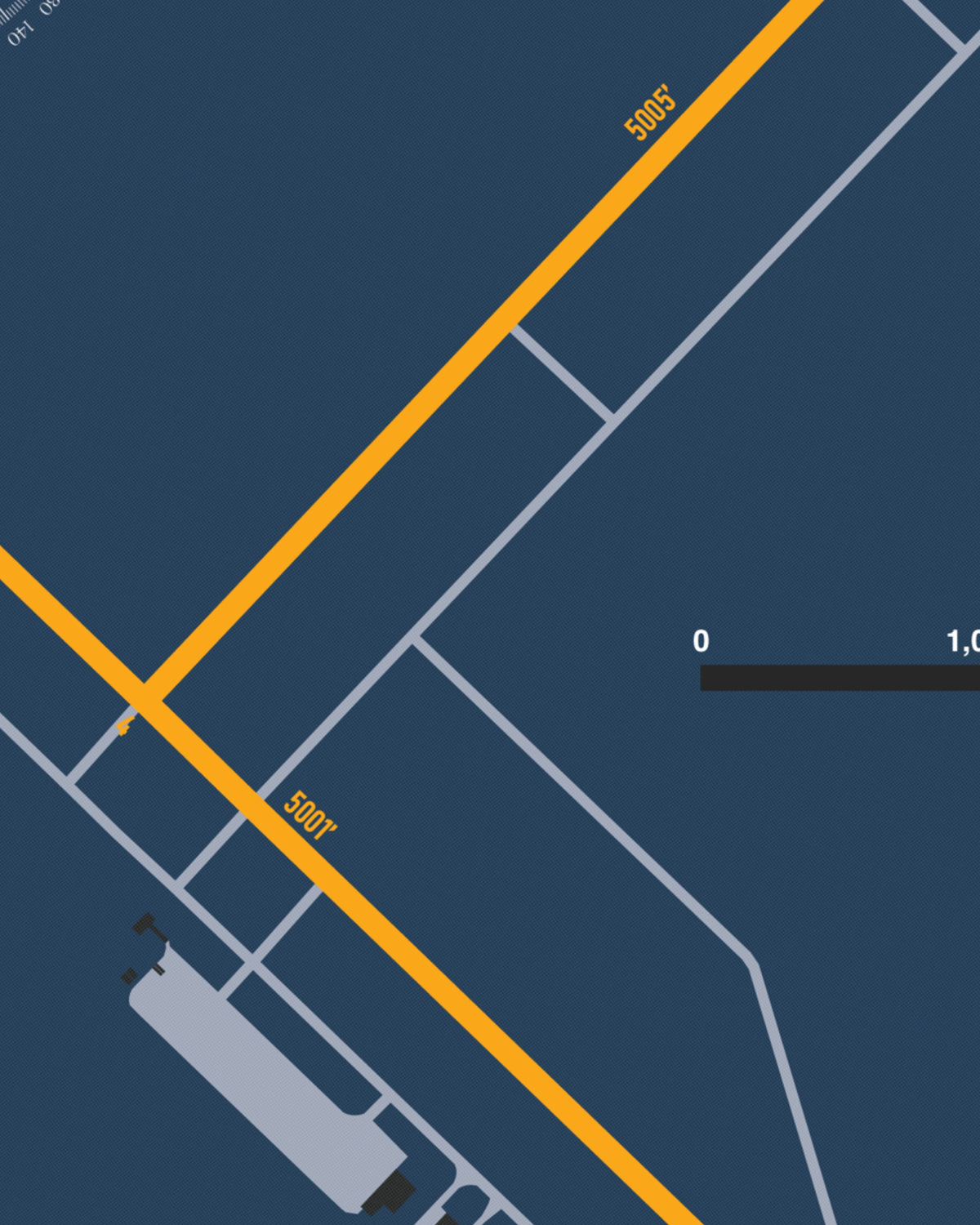 Closeup View of Cross City Airport poster