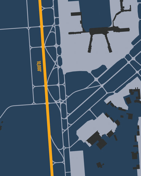 Closeup View of Charlotte / Douglas International Airport poster