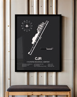 Frame color options for Culpeper Regional Airport Wall Art