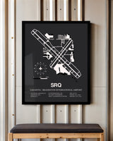 Frame color options for Sarasota / Bradenton International Airport Wall Art
