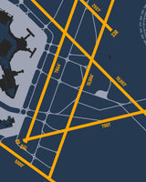 Closeup View of Boston Logan International Airport poster