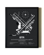 Unframed Baton Rouge Metropolitan Airport (Ryan Field) map print poster