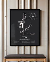 Frame color options for Tradewind Airport Wall Art