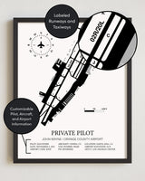 Private Pilot Custom Print